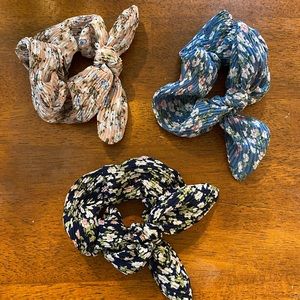 Scarf Scrunchies!  Set of 3!  New!